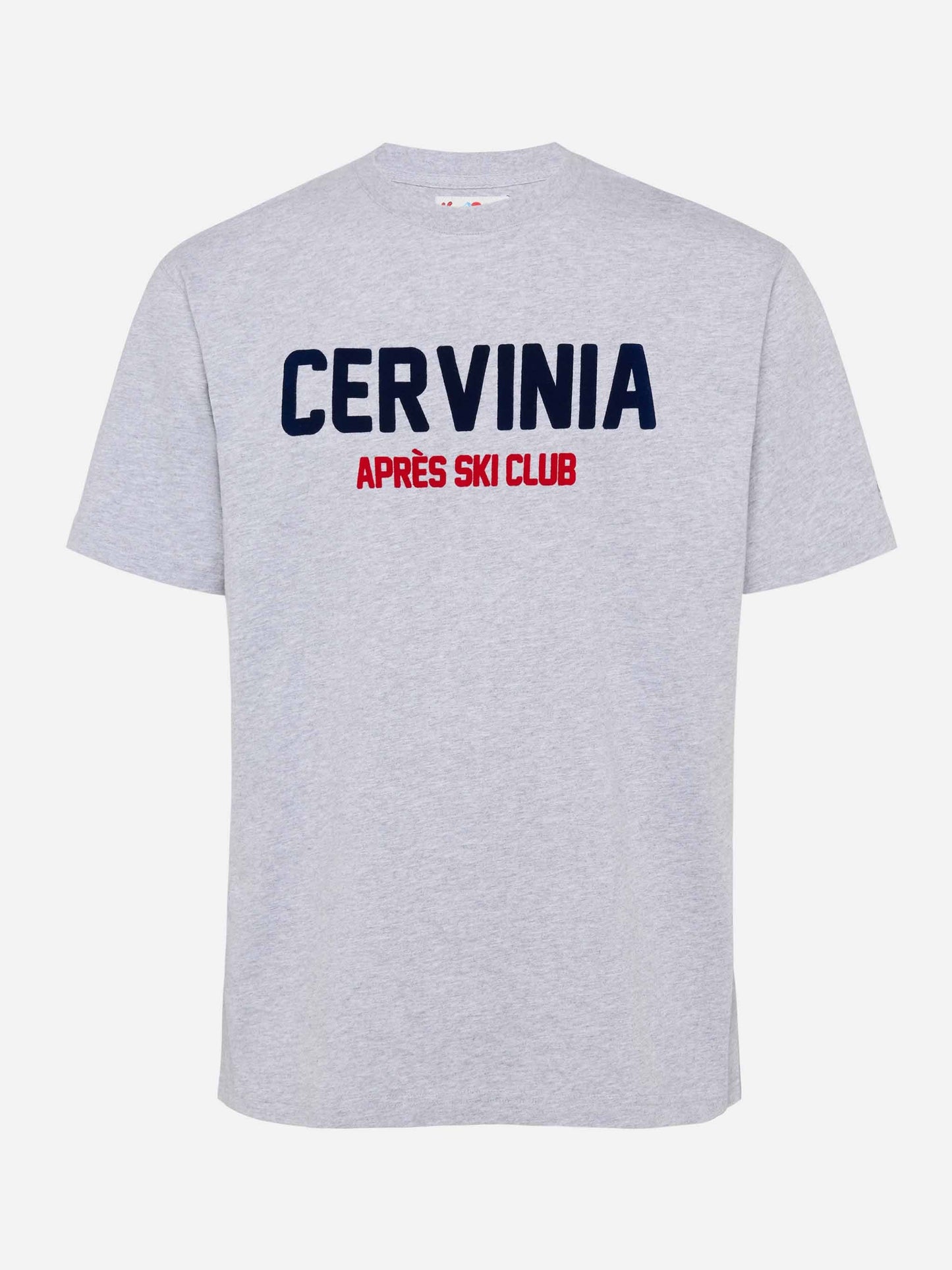 Winter cotton t-shirt Arnott with Cervinia Aprés Ski print