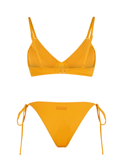 Woman ochre underwired bralette bikini Bea Marielle