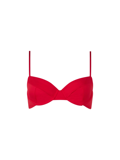 Red Bea bralette underwired bikini