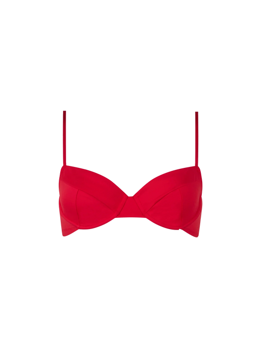 Red Bea bralette underwired bikini