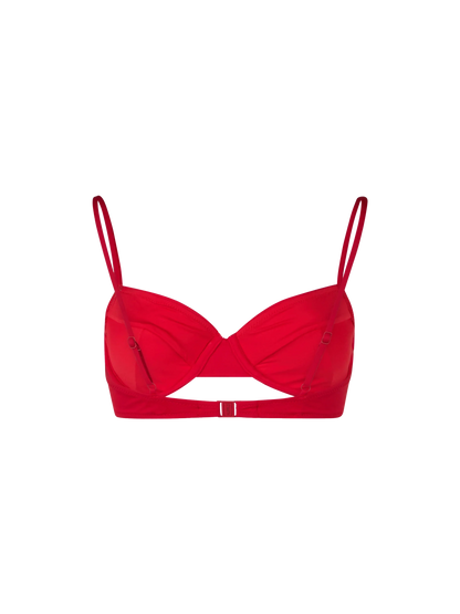 Red Bea bralette underwired bikini