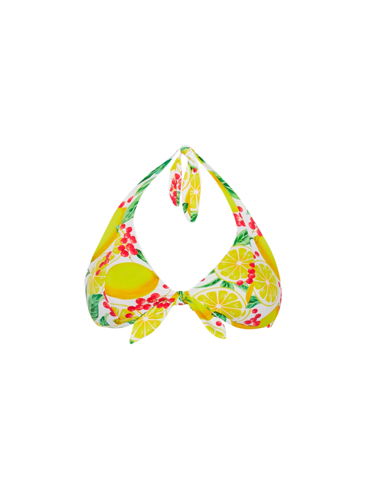 Triangle top Camille with lemon print