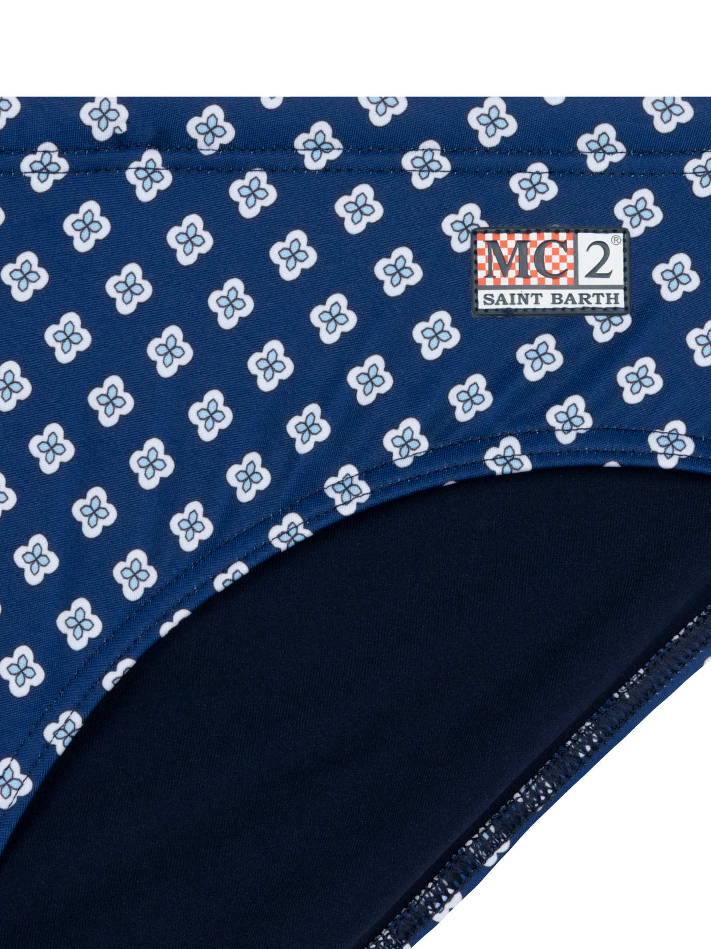 Swim briefs Cayo with tie print