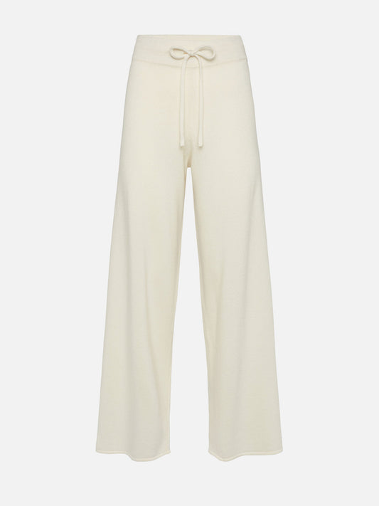 Off-white cashmere blend knit pants Cambon