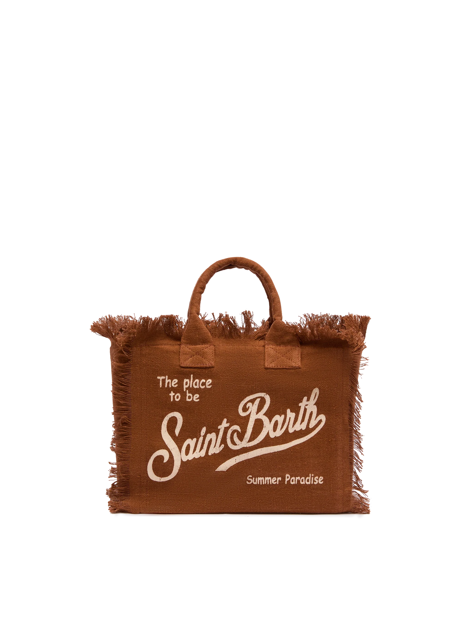Colette linen brown handbag - MC2 Saint Barth
