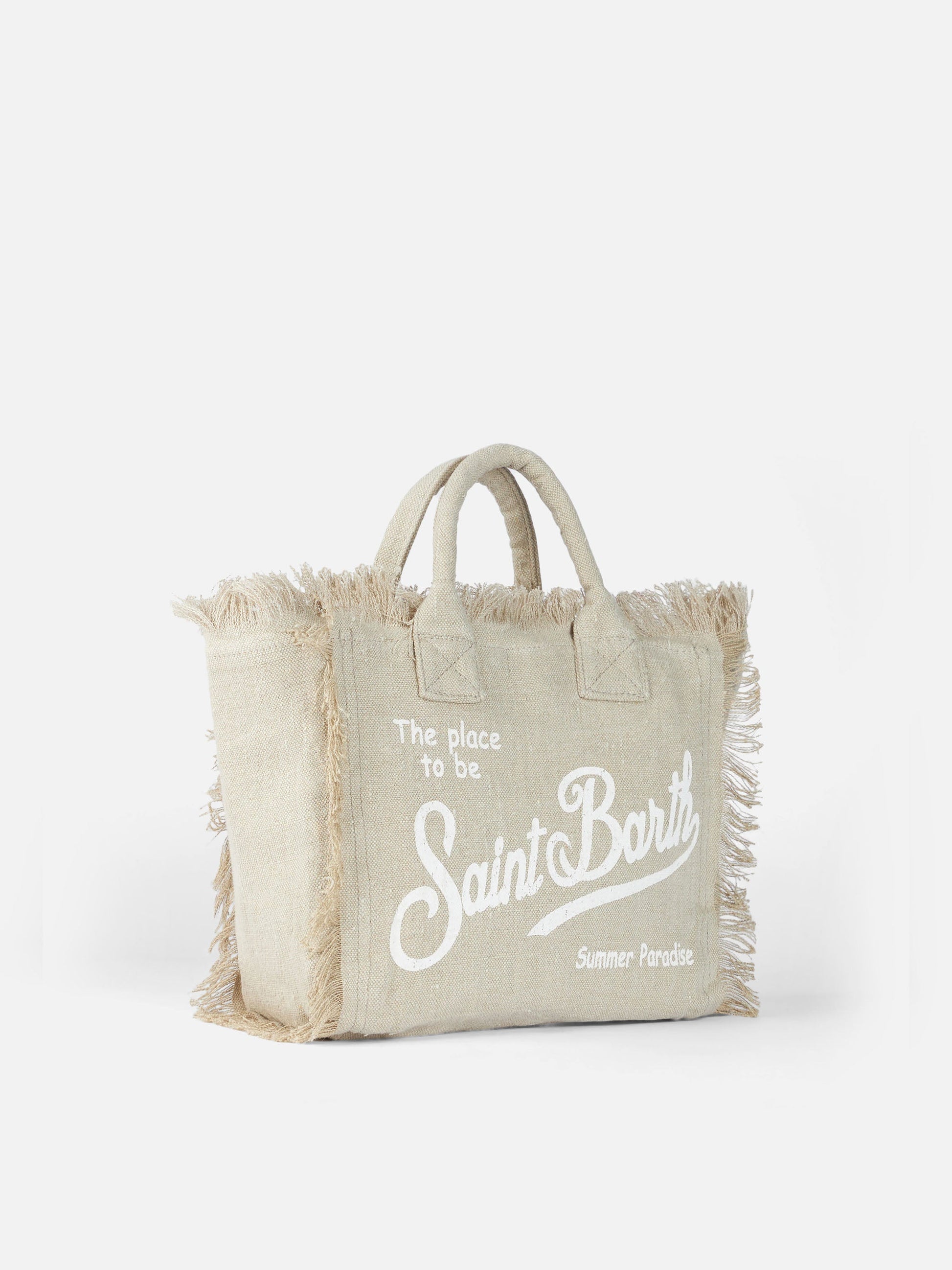 Colette linen beige handbag - MC2 Saint Barth