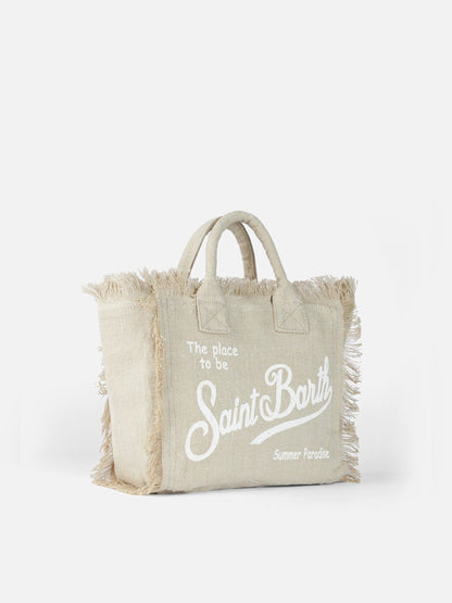 Colette linen beige handbag - MC2 Saint Barth