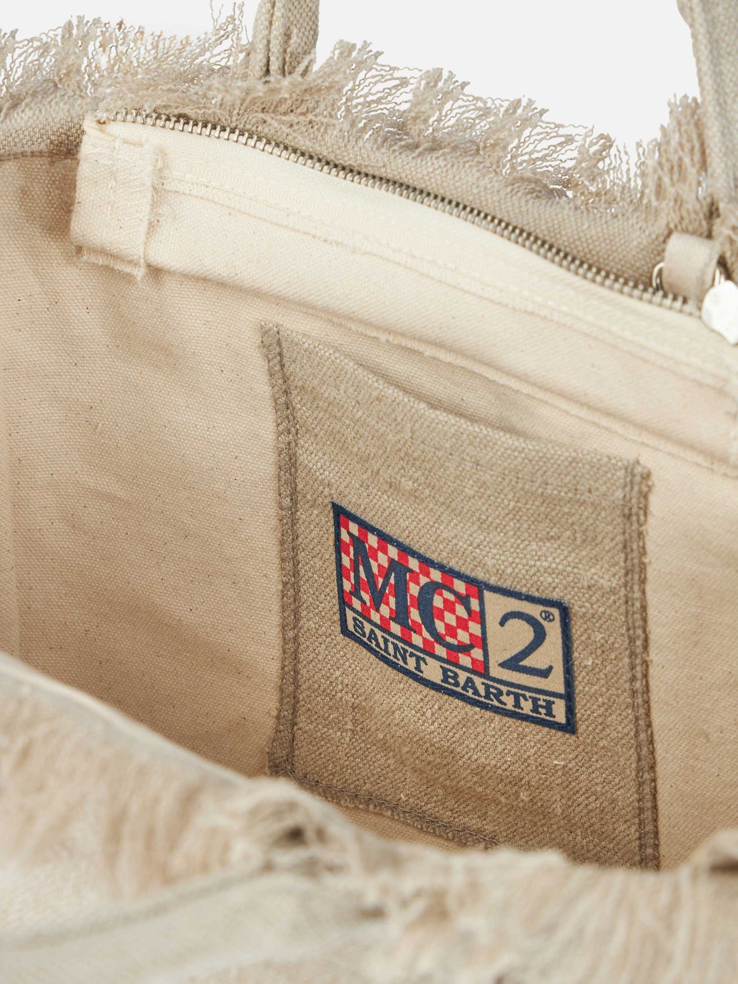 Colette linen beige handbag - MC2 Saint Barth