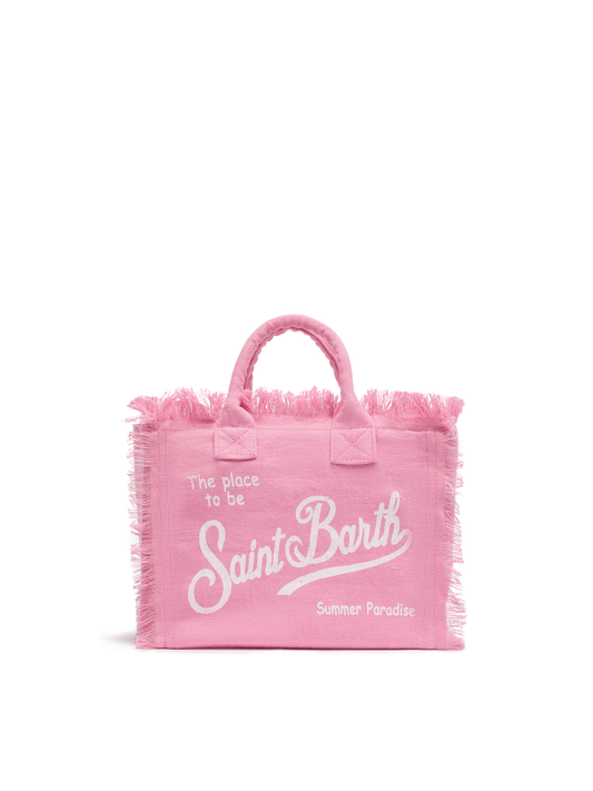 Colette linen pink handbag - MC2 Saint Barth