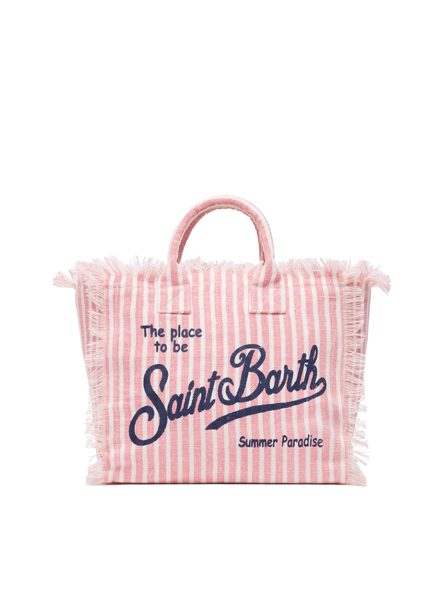 Colette linen handbag with striped print - MC2 Saint Barth