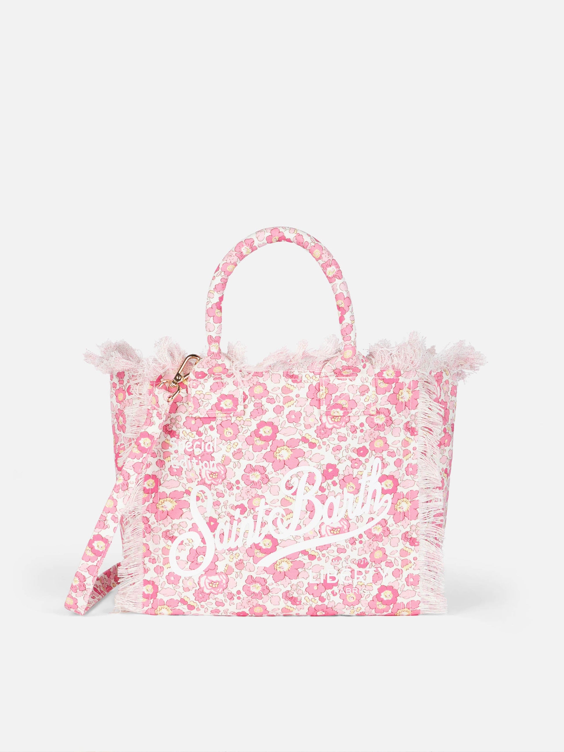 Betsy Cotton canvas Colette Liberty handbag |MADE WITH LIBERTY FABRIC - MC2 Saint Barth