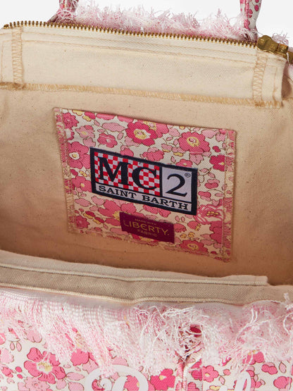 Betsy Cotton canvas Colette Liberty handbag |MADE WITH LIBERTY FABRIC - MC2 Saint Barth