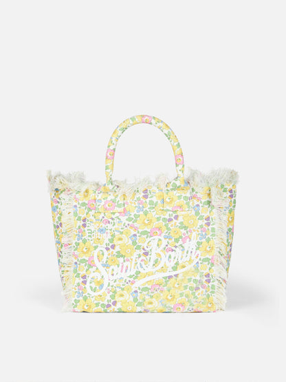 Betsy Cotton canvas Colette Liberty handbag |MADE WITH LIBERTY FABRIC - MC2 Saint Barth