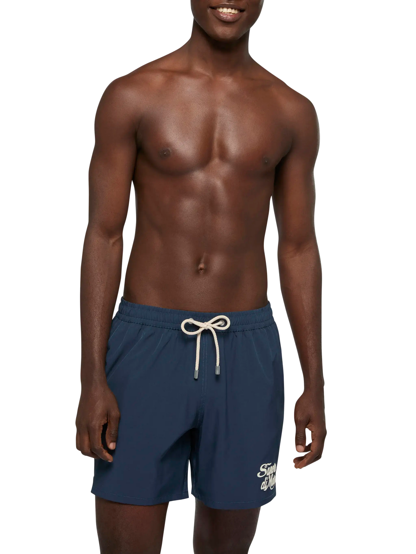 Navy blue Comfort swim shorts  with Sapore di Mare embroidery | SAPORE DI MARE SPECIAL EDITION