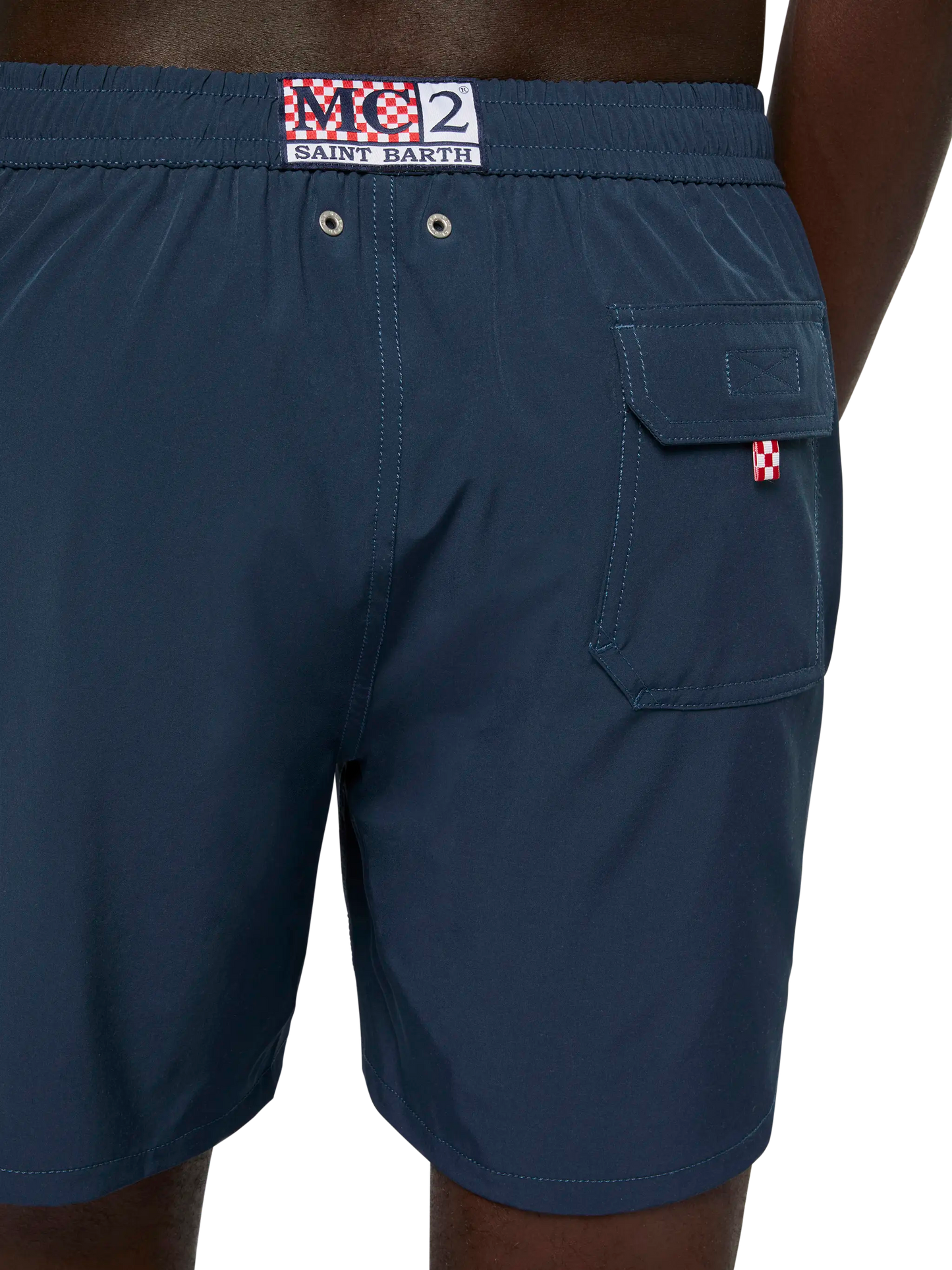 Navy blue Comfort swim shorts  with Sapore di Mare embroidery | SAPORE DI MARE SPECIAL EDITION
