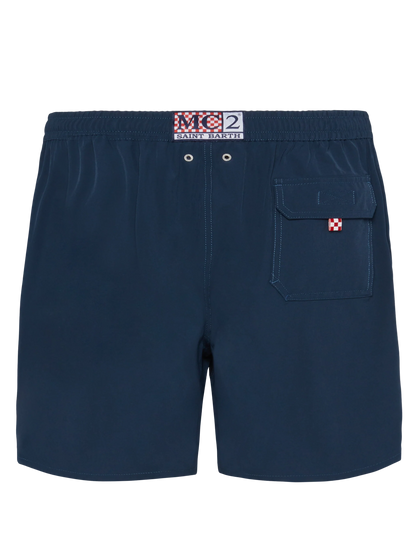 Navy blue Comfort swim shorts  with Sapore di Mare embroidery | SAPORE DI MARE SPECIAL EDITION