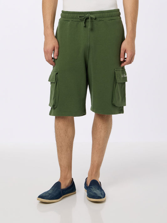 Man military green cargo short pants Cargy