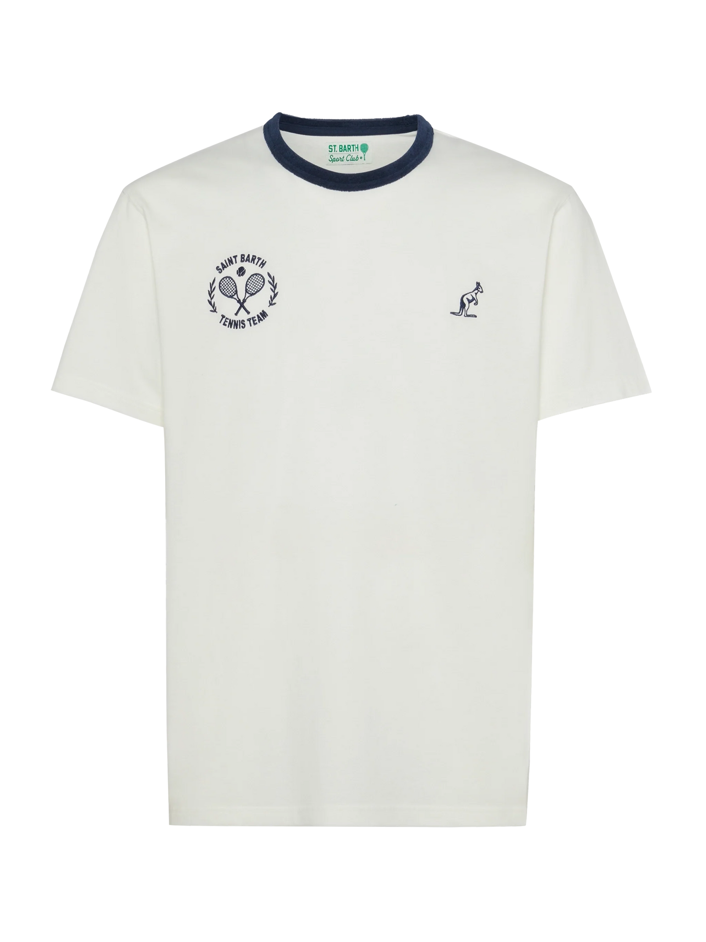 White cotton t-shirt Dover with Australian embroidery | AUSTRALIAN BRAND SPECIAL EDITION