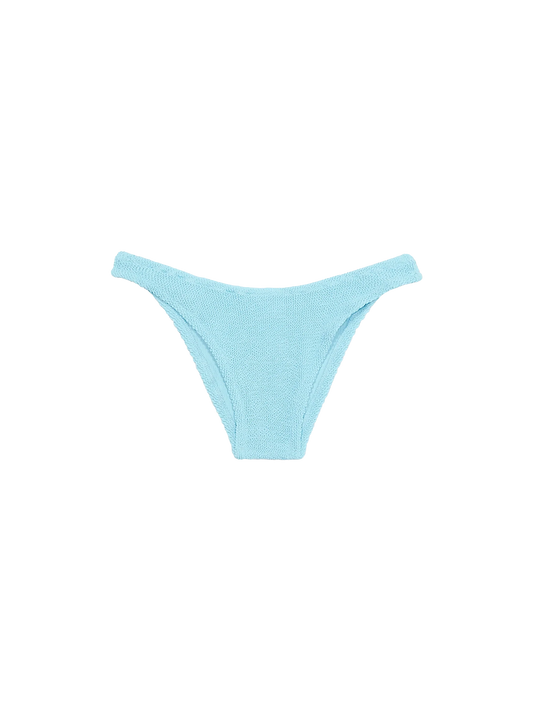 Woman light blue classic crinkle swim briefs Elise