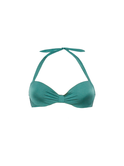 Sage green balconette top Emanuelle