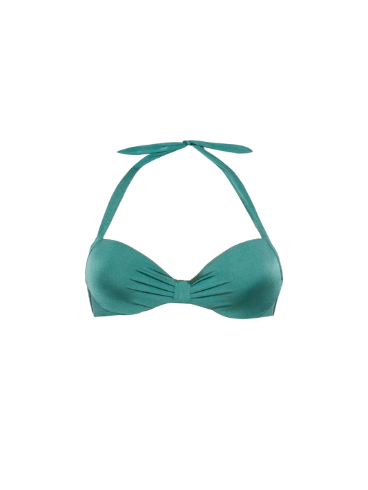 Sage green balconette top Emanuelle