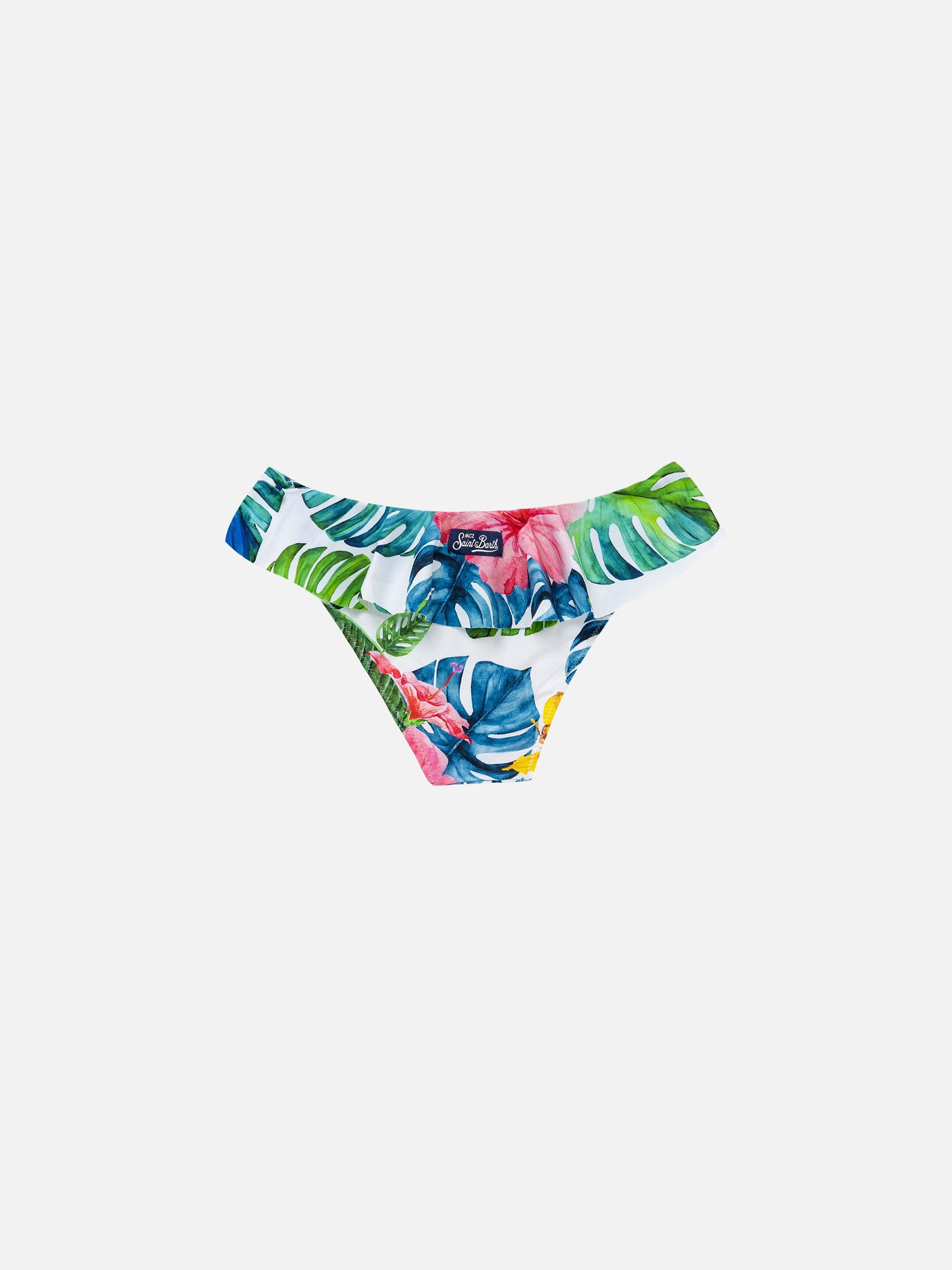 Swim briefs Fanny with tropical print