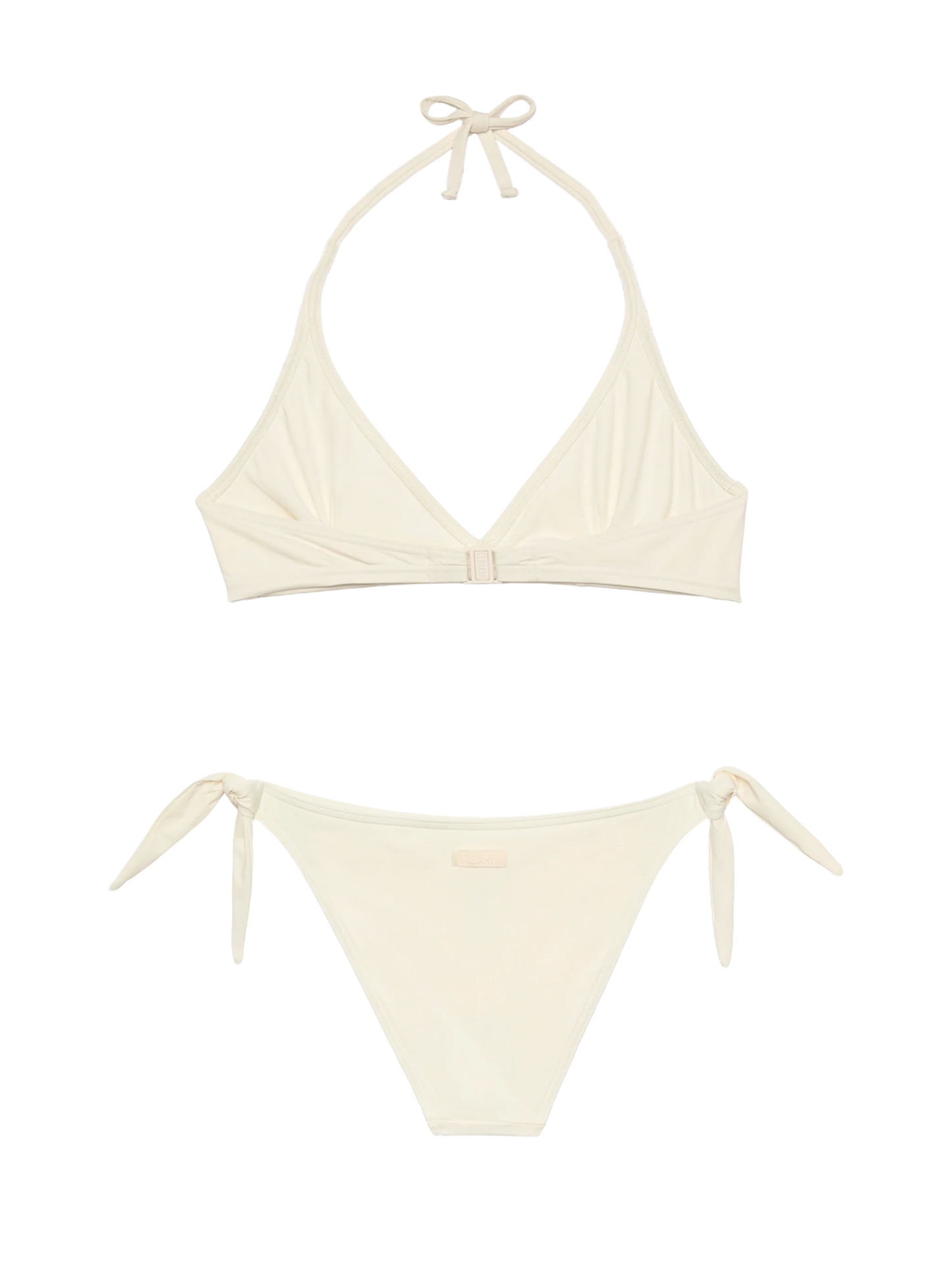Yali cream classic swim briefs - Gaia cream triangle bralette top