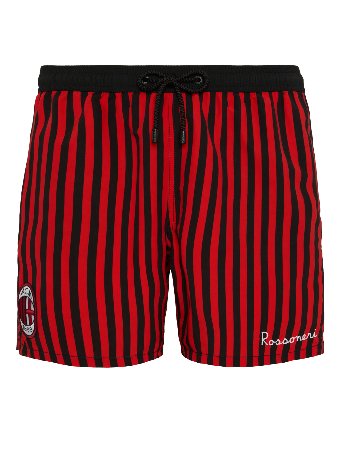 Mid-length Gustavia swim-shorts with Milan print | AC MILAN SPECIAL EDITION