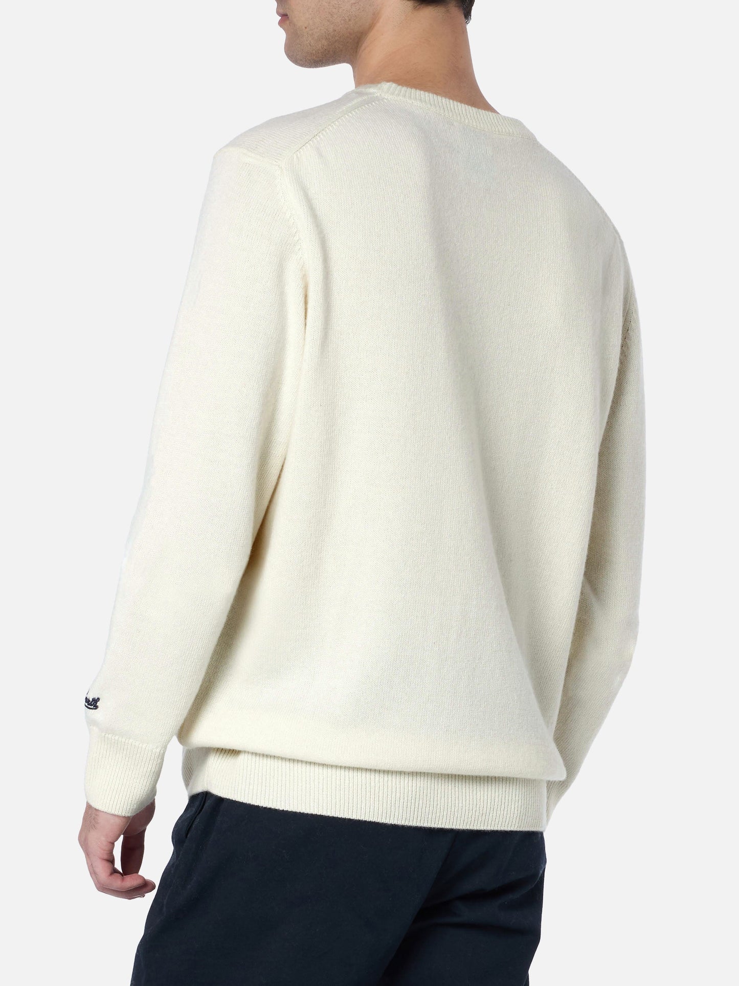 Man sweater Heron with Vacanze di Natale jacquard | VACANZE DI NATALE SPECIAL EDITION