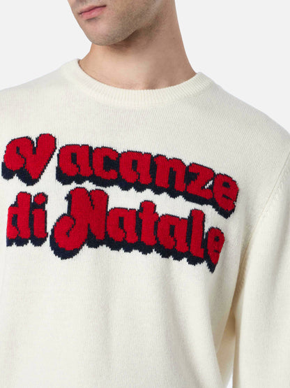 Man sweater Heron with Vacanze di Natale jacquard | VACANZE DI NATALE SPECIAL EDITION