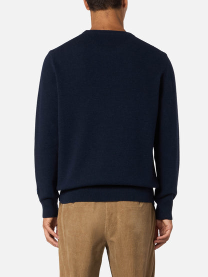 Man sweater Heron with Vacanze di Natale  jacquard | VACANZE DI NATALE SPECIAL EDITION