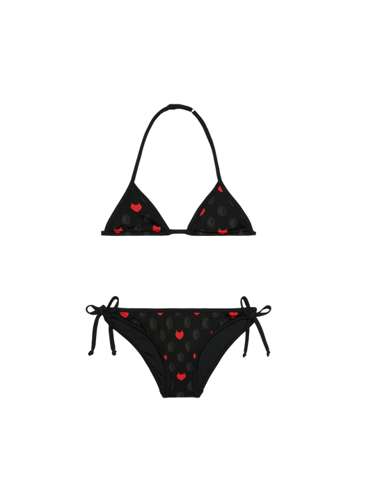 Triangle bikini Holly String with Milan print | AC MILAN SPECIAL EDITION