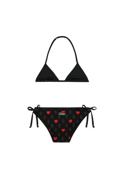 Triangle bikini Holly String with Milan print | AC MILAN SPECIAL EDITION