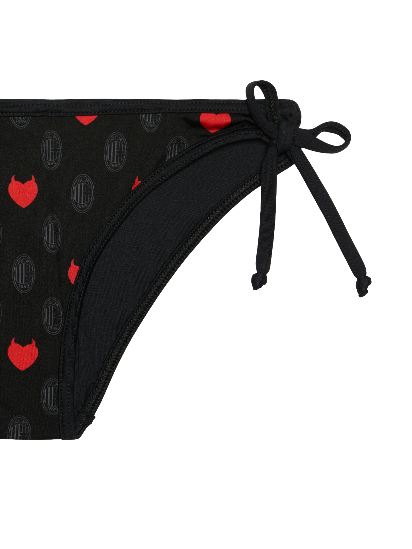 Triangle bikini Holly String with Milan print | AC MILAN SPECIAL EDITION