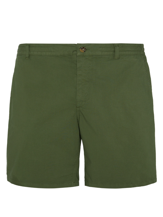 Military green cotton bermuda shorts Ischia