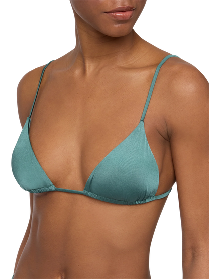 Sage green triangle top
