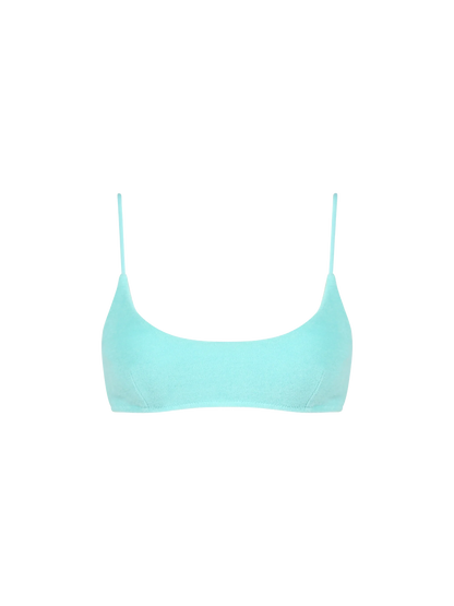 Woman terry bralette beach top Judy