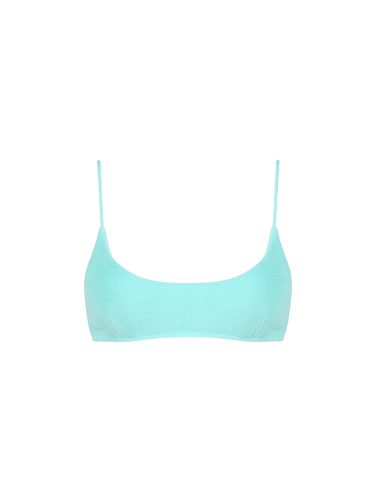 Woman terry bralette beach top Judy