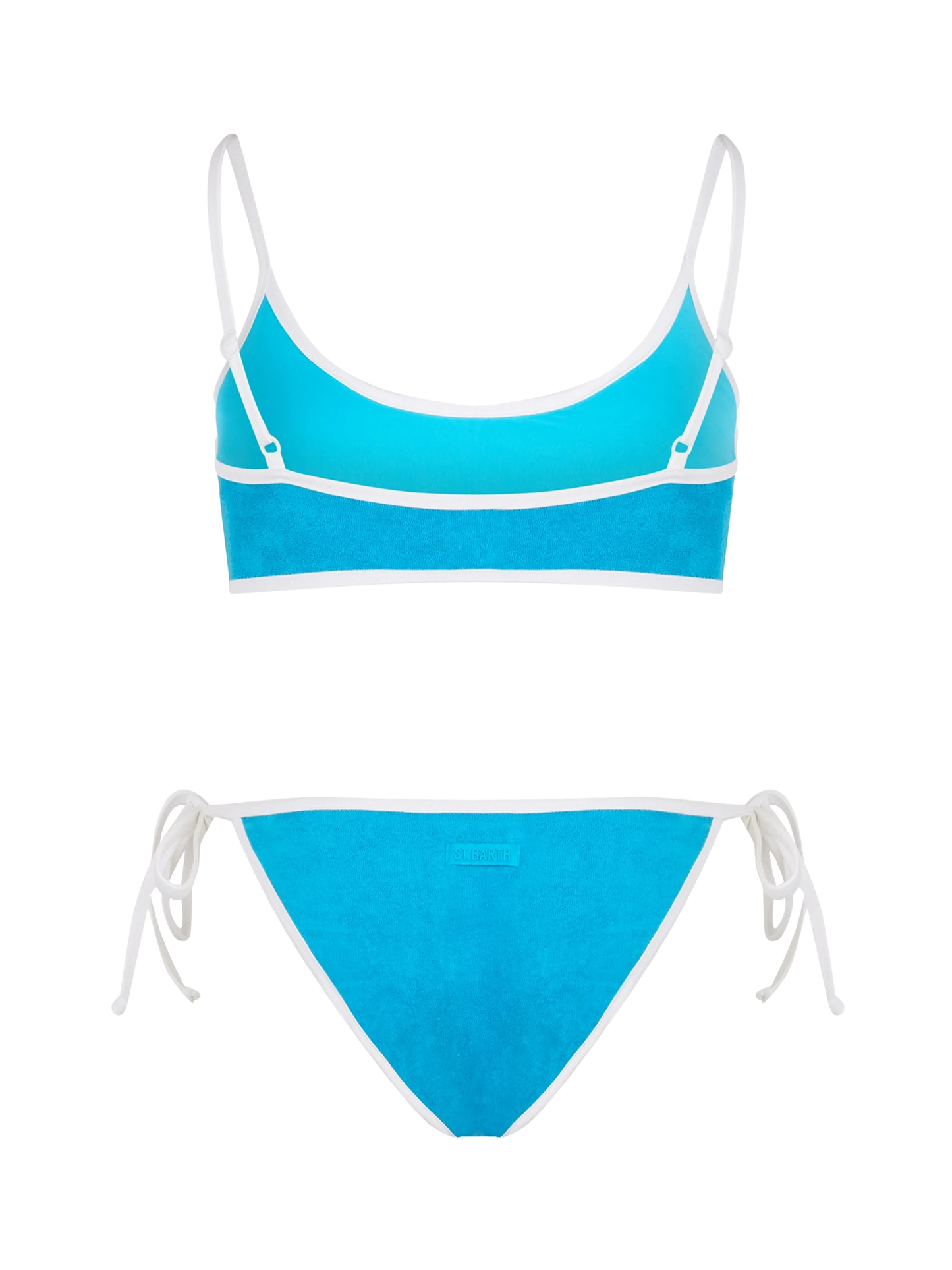 Woman terry bralette bikini Judy Virgo with piping