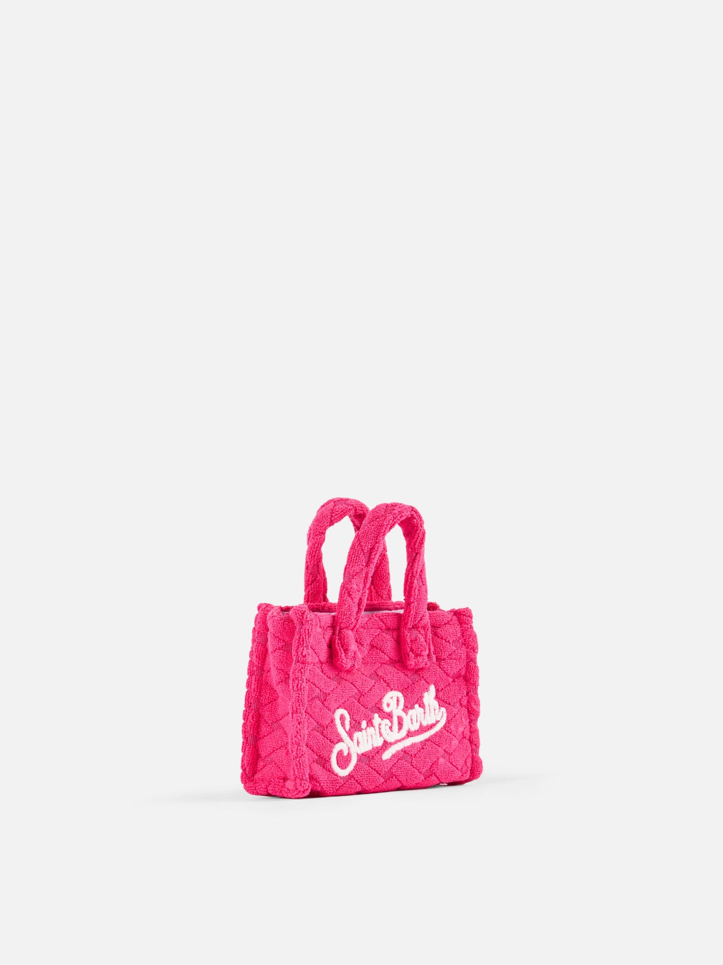 Fuchsia terry embossed Key Holder - MC2 Saint Barth