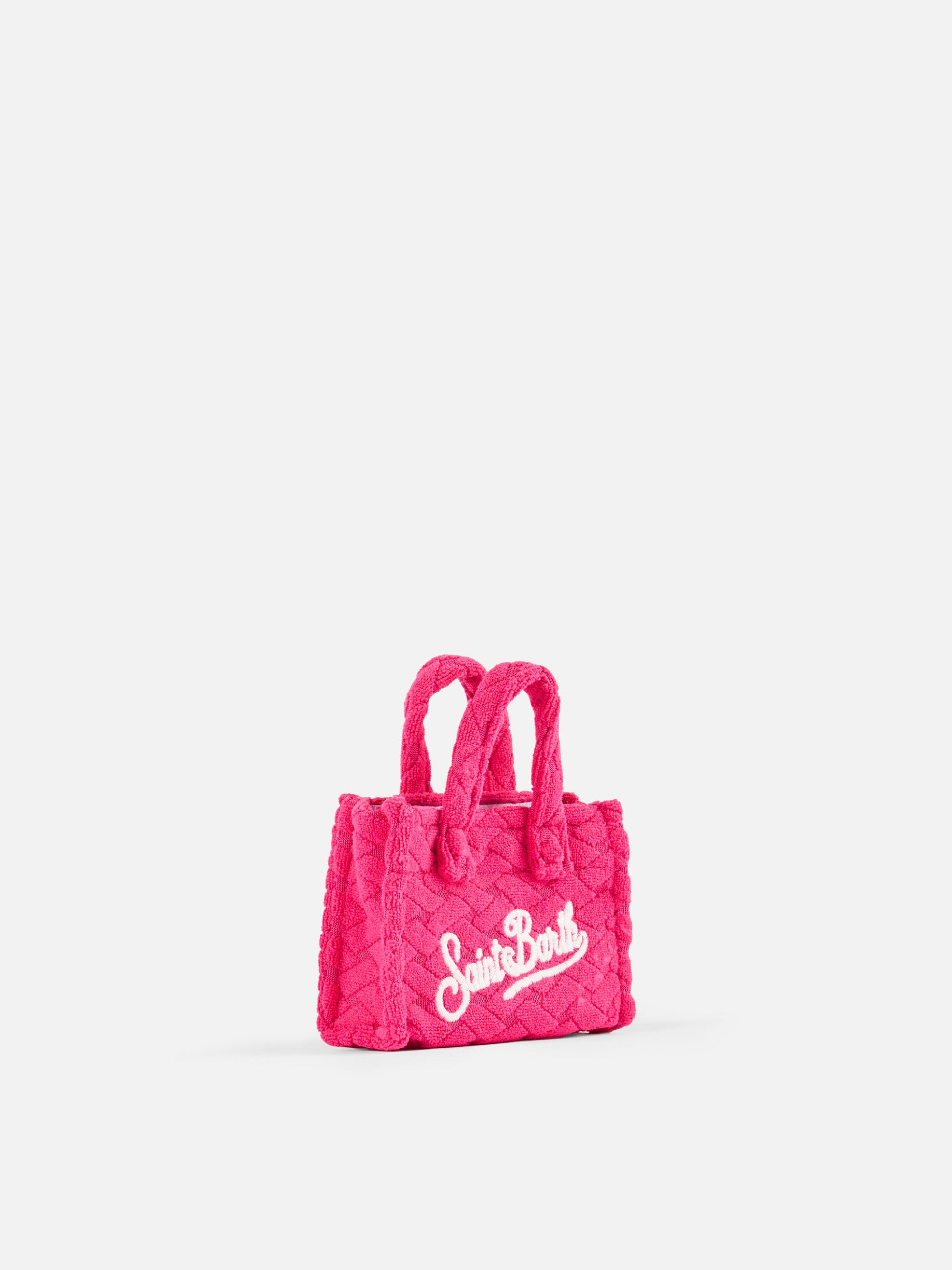 Fuchsia terry embossed Key Holder - MC2 Saint Barth