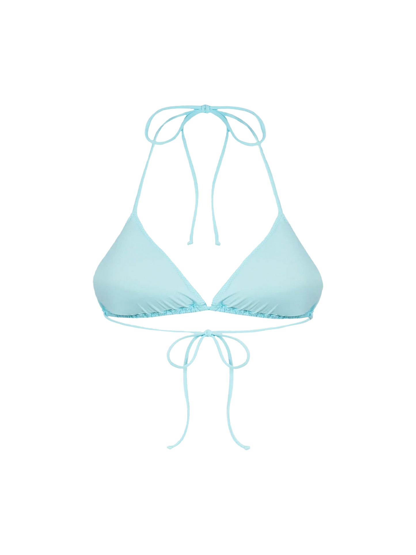 Woman water green triangle top swimsuit Leah
