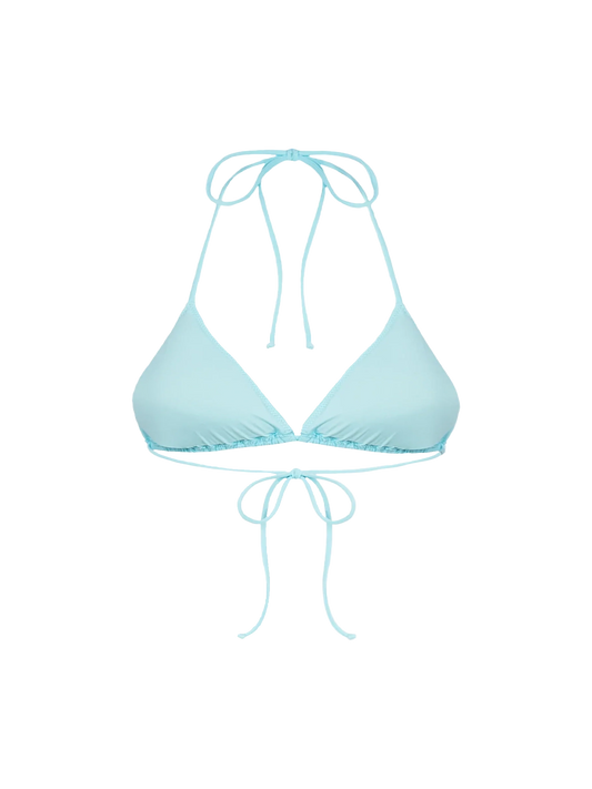 Woman water green triangle top swimsuit Leah