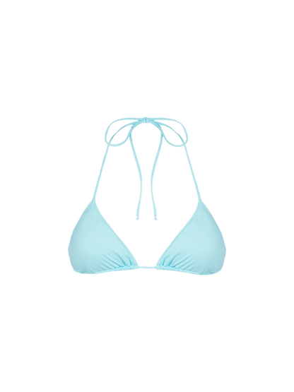Woman water green triangle top swimsuit Leah