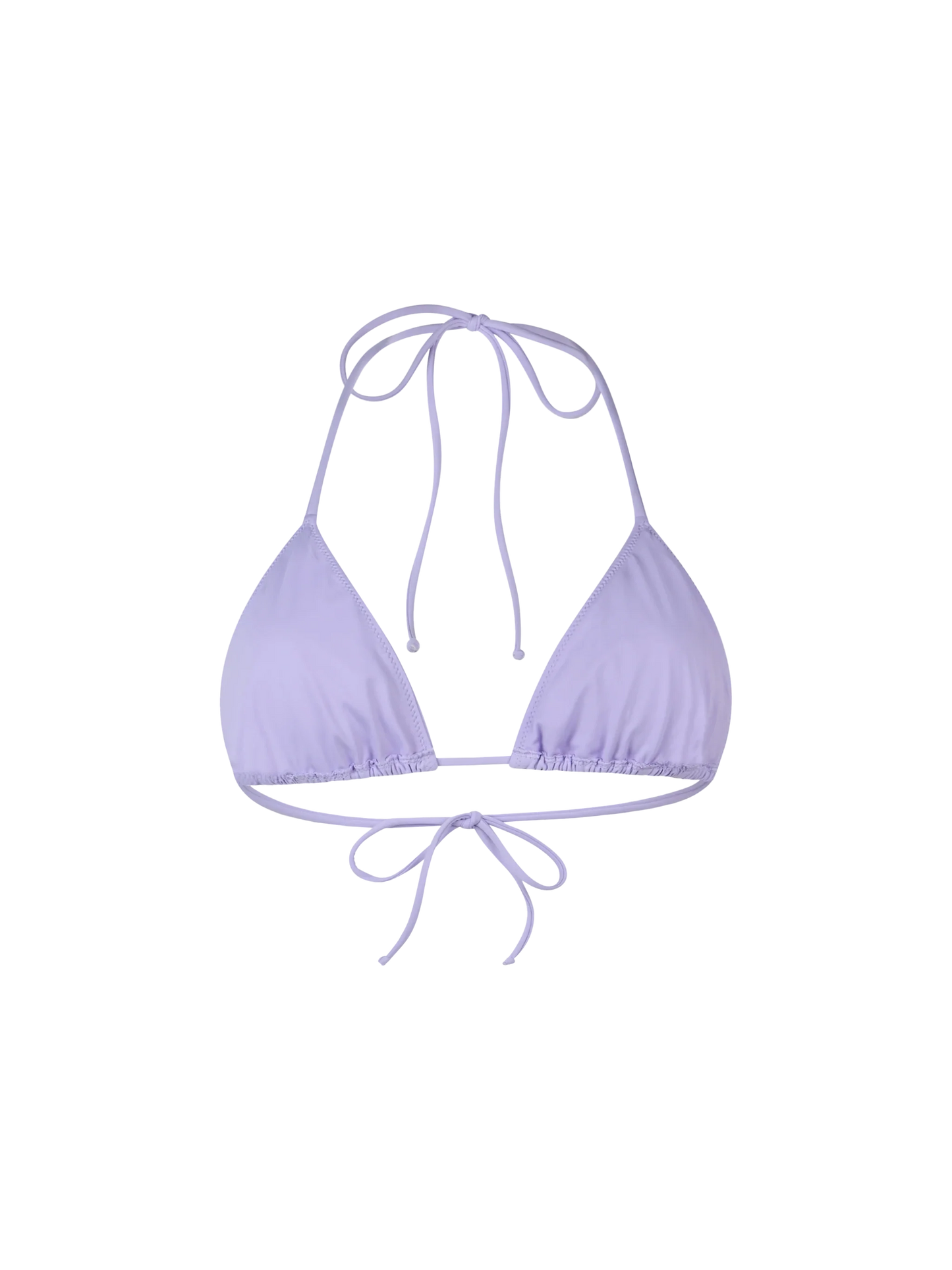 Woman lilac triangle top swimsuit Leah