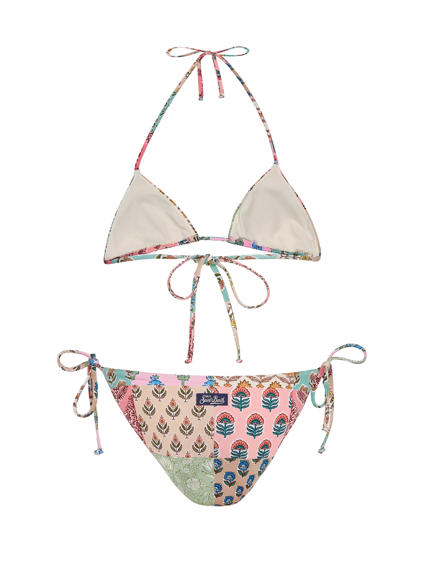 Triangle bikini Leah Virgo with floral print