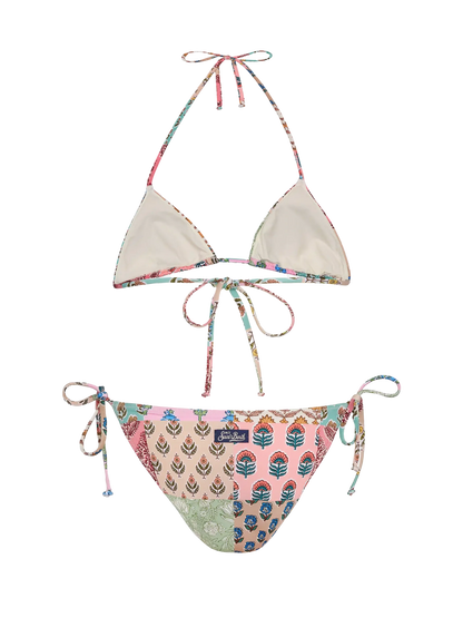 Triangle bikini Leah Virgo with floral print