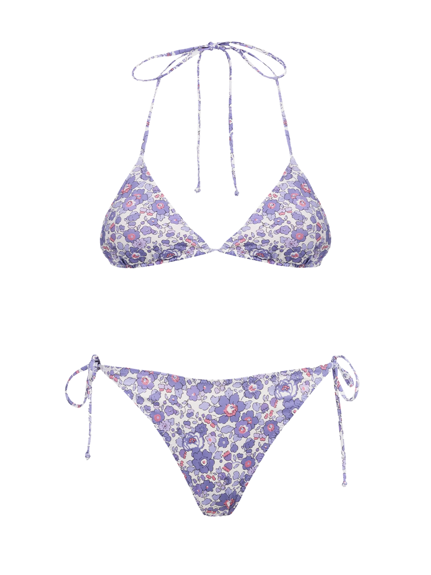 Woman Betsy triangle bikini Leah Virgo | MADE WITH LIBERTY FABRIC