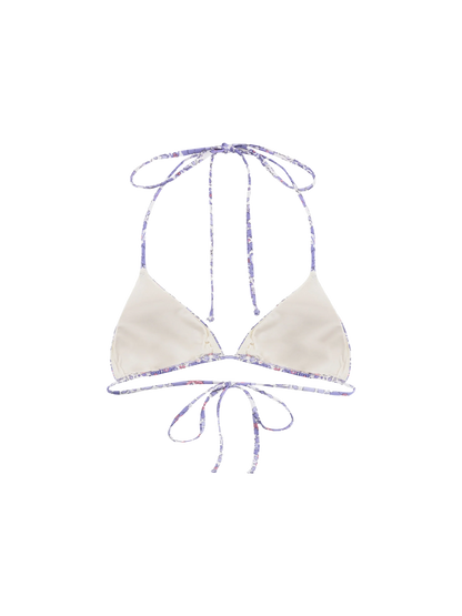 Woman Betsy triangle top swimsuit Leah | MADE WITH LIBERTY FABRIC