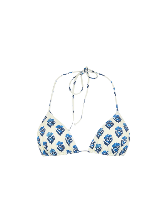 Woman jaipur flower triangle top swimsuit Leah
